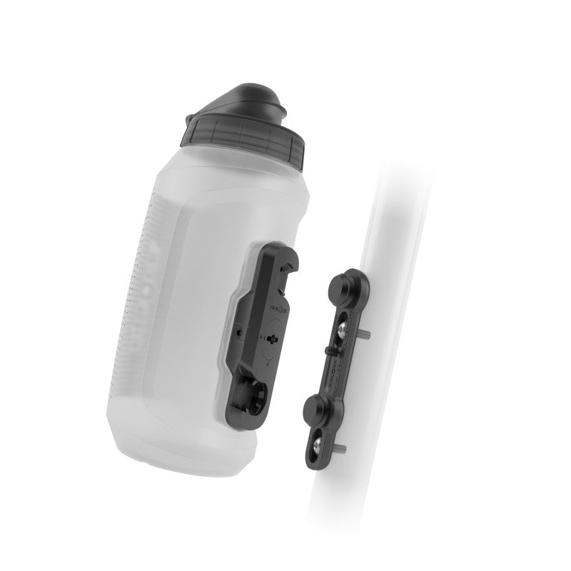 Zestaw bidon i koszyk na bidon FIDLOCK TWIST COMPACT Przezroczysty