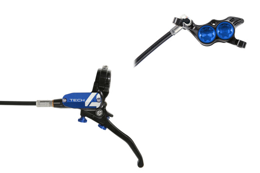 Hamulec przedni HOPE TECH 4 E4 czarny/niebieski