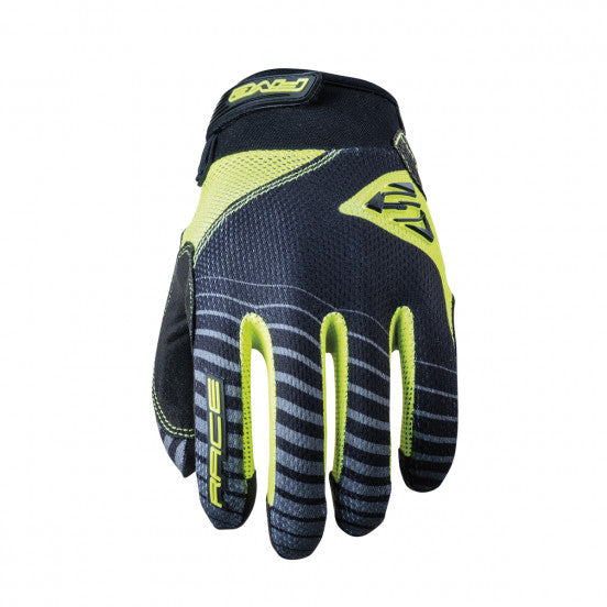 FIVE BMX RACE Junior Gloves, Neon Yellow