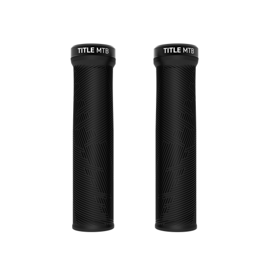 Grips Title MTB FORM Lock-On Czarne - para widok z przodu
