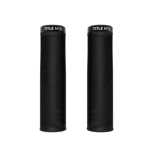 Chwyty Title MTB FORM Lock-On XL Czarne - para widok z przodu
