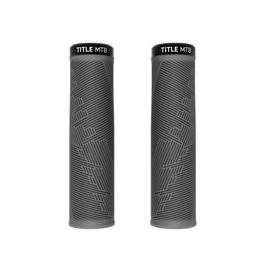 Chwyty Title MTB FORM Lock-On XL Szare - para widok z przodu