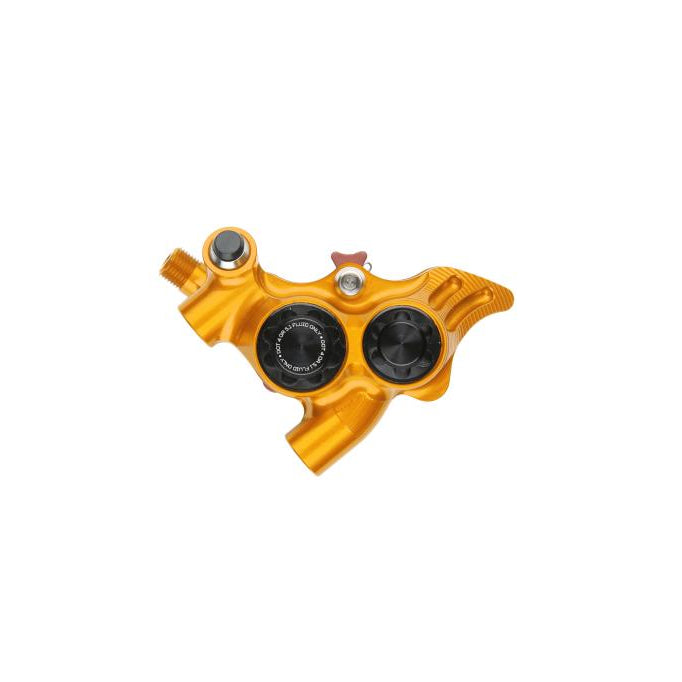 Zacisk hamulcowy HOPE RX4+ SL FM (+20) 70mm 4 tłoczki DOT Orange