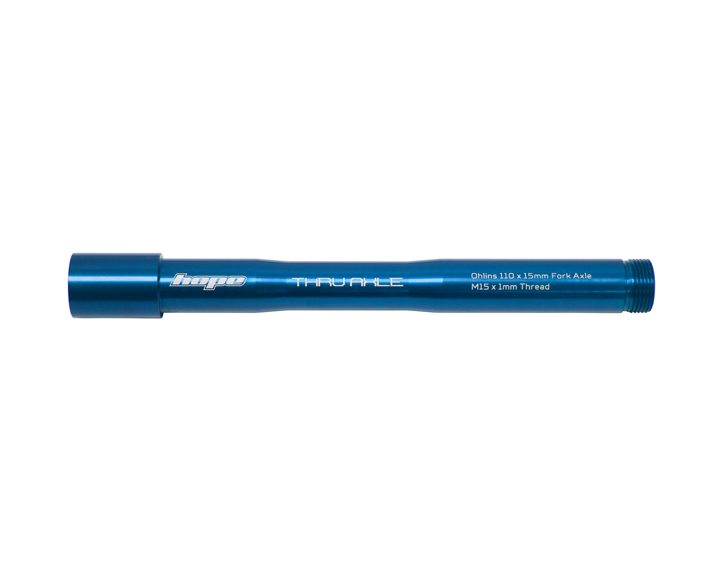 Oś przedniego koła HOPE do widelców OHLINS RXF34/RXF36/RXF38 niebieska