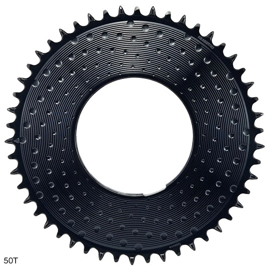Tarcza pojedyncza 12/13rz. ALUGEAR AERO Thread Mount Sram Czarna