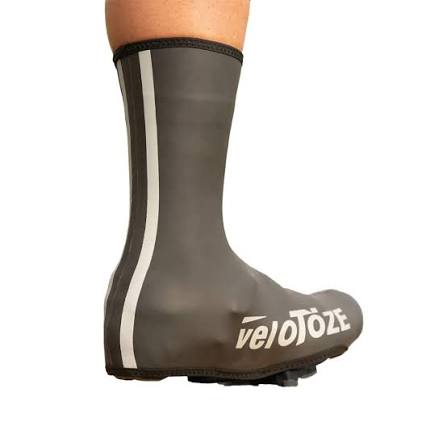 Nakładki na buty VELOTOZE HAUTES z neoprenu, czarne/białe