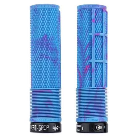 Chwyty DMR DEATHGRIP Large Lock-on Niebieski/Camo