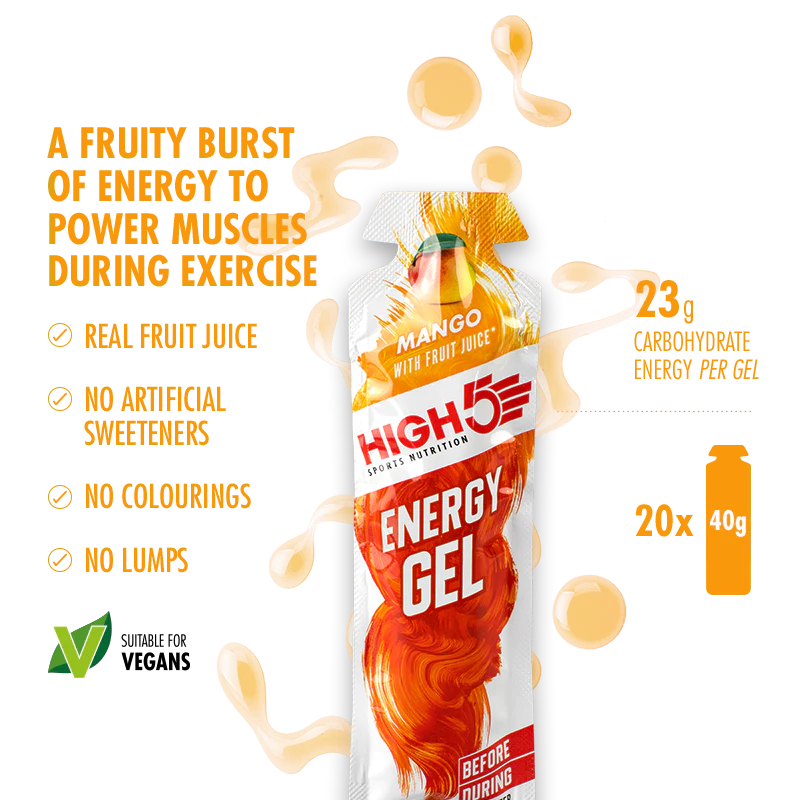 High5 ENERGY GEL Pack (40g) Mix Flavours