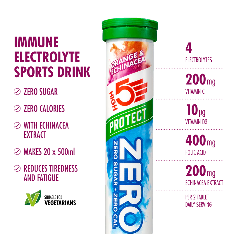 3x20 opakowań pastylek High5 ZERO VARIETY PACK Red Fruits Caffeine/Lemon/Orange