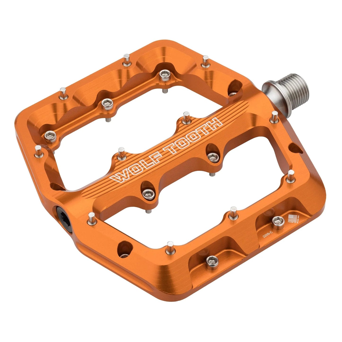 WOLF TOOTH WAVEFORM PERFORMANCE Flat Pedals, Orange