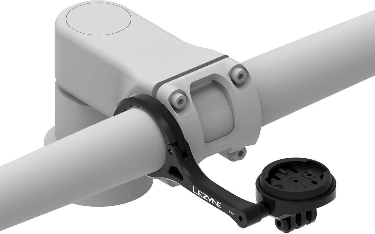 Uchwyt na kierownicę LEZYNE do urządzeń GPS marek GARMIN/WAHOO/LEZYNE – czarny