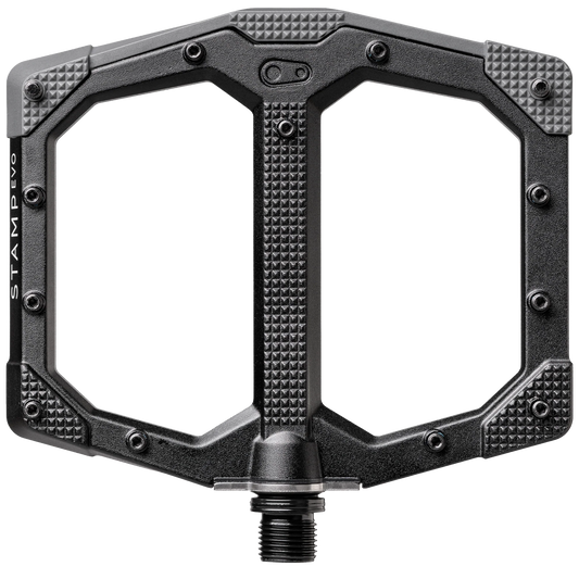 Pedały płaskie CRANKBROTHERS STAMP EVO Large czarne