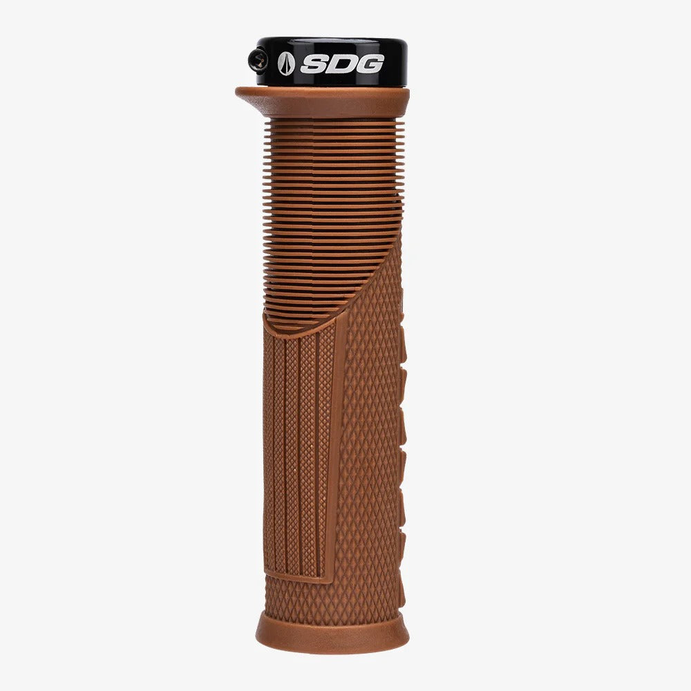 Uchwyty SDG OPEN CORE THRICE 136 mm brązowe