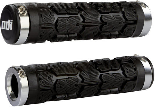Grips ODI ROGUE Lock-on 130 mm Black/Chrome