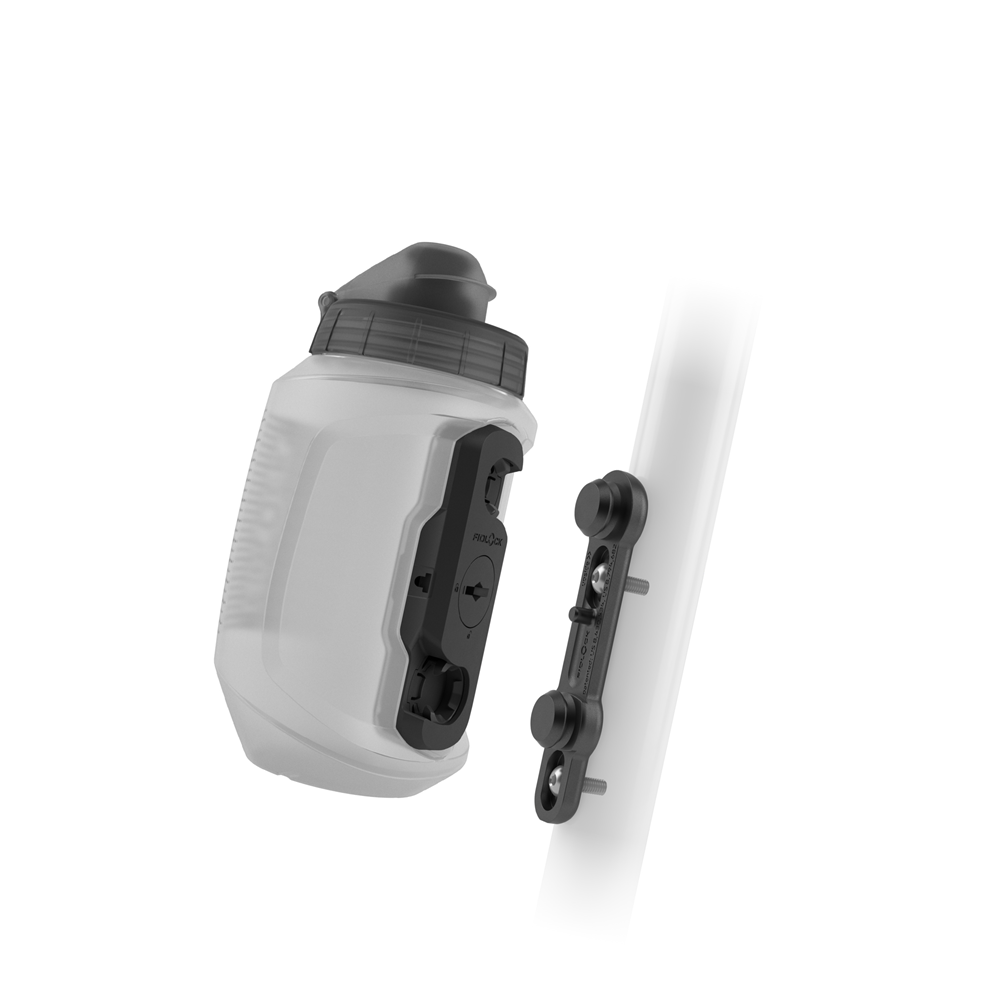 Zestaw Bidon i Uchwyt na Bidon FIDLOCK TWIST UNI BASE 550 ml Transparentny