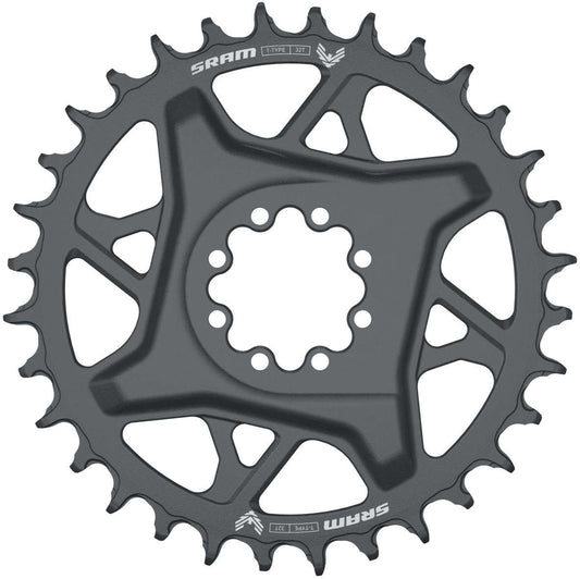SRAM GX T-Type EAGLE BOOST 12V DM Single Chainring, 3mm Offset, Gray