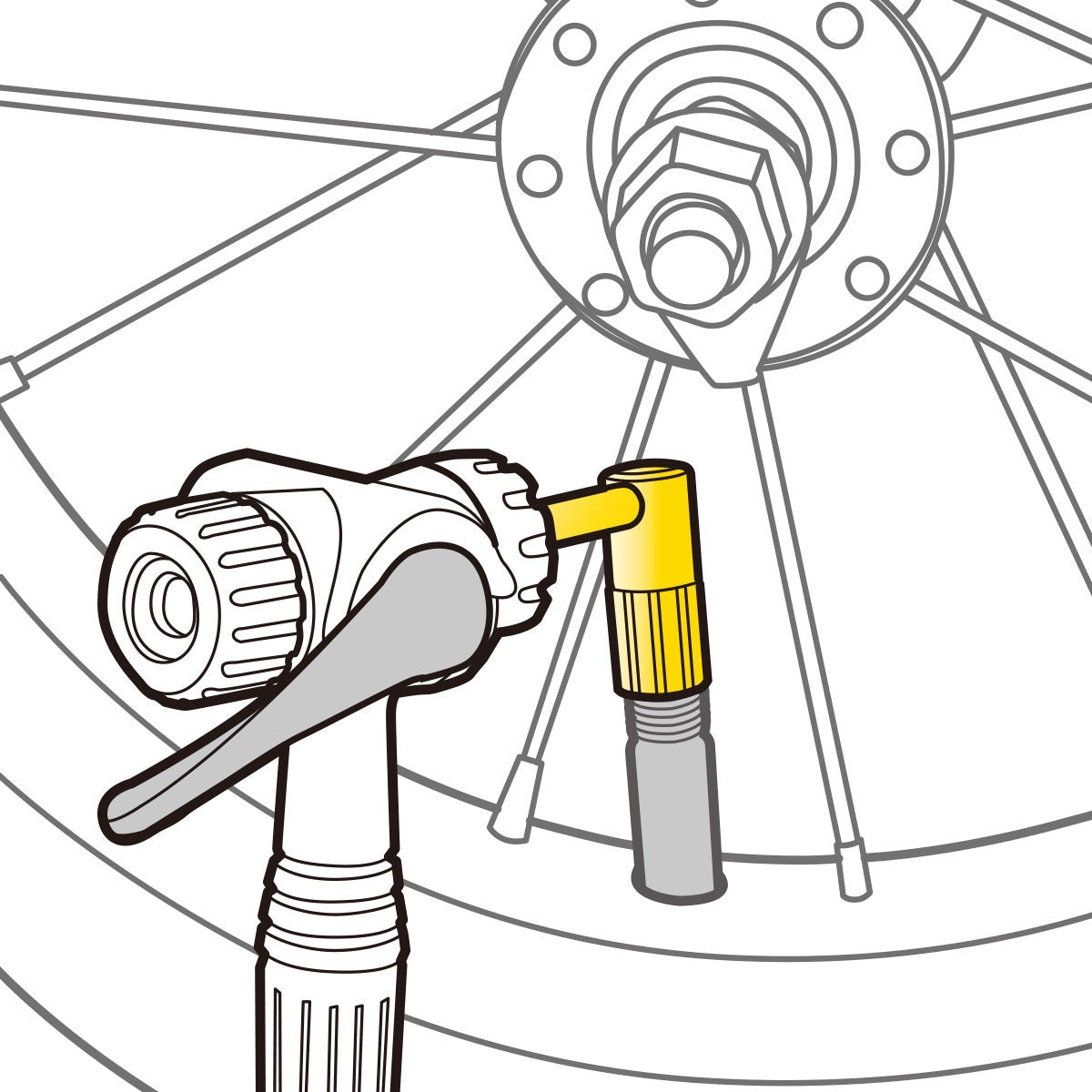 Adapter zaworu SCHRADER PRESSURE-RITE TOPEAK