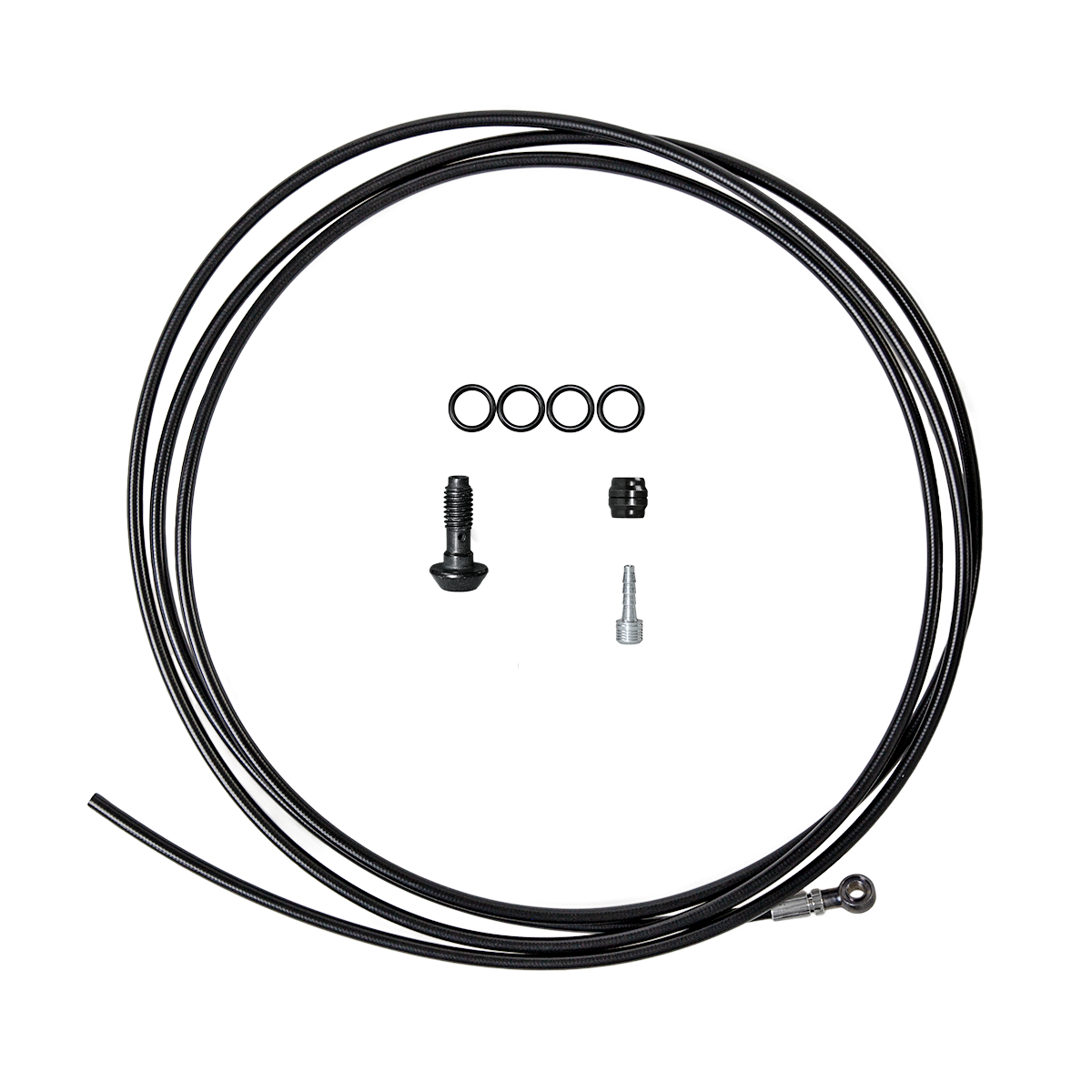 MAGURA Banjo Brake Hose Kit - 90° Black