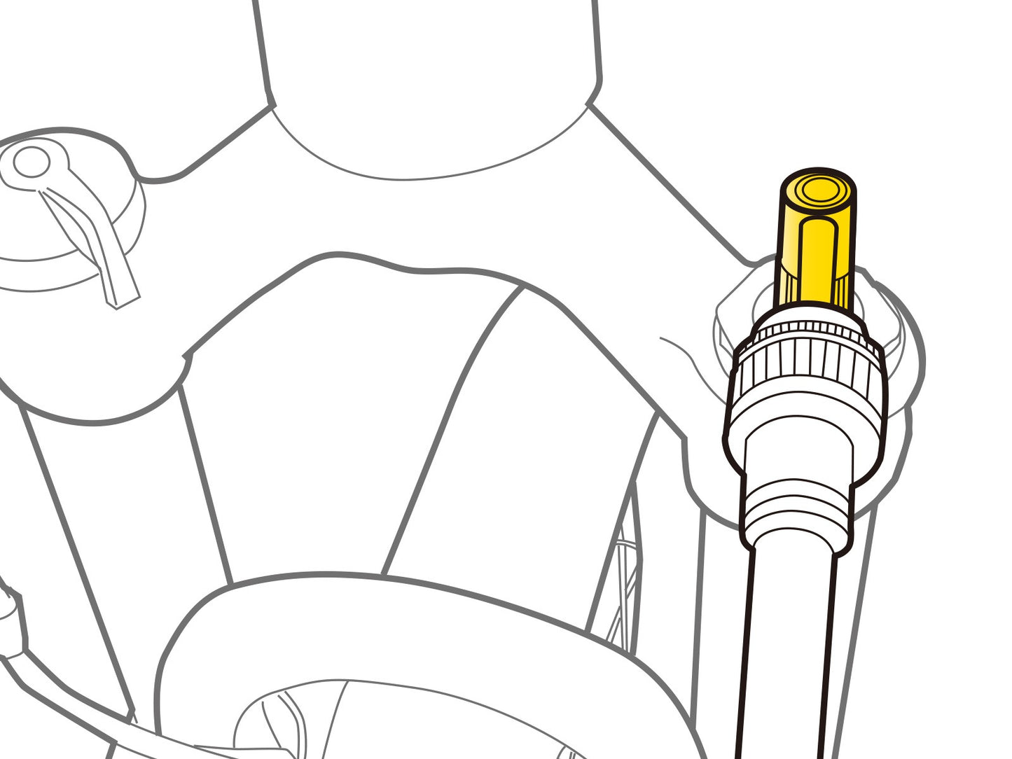 Adapter zaworu SCHRADER PRESSURE-RITE TOPEAK