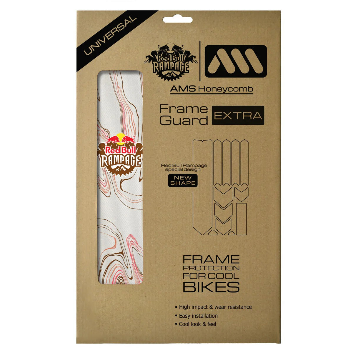 Ochraniacz na ramę ALL MOUNTAIN STYLE EXTRA Red Bull Rampage Ridgeline Brown