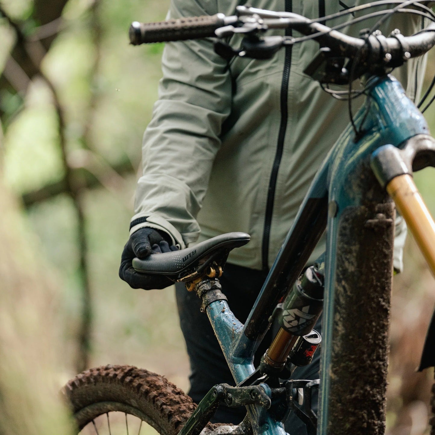 Siodełko WTB DEVO ze stalowymi szynami W/PICKUP