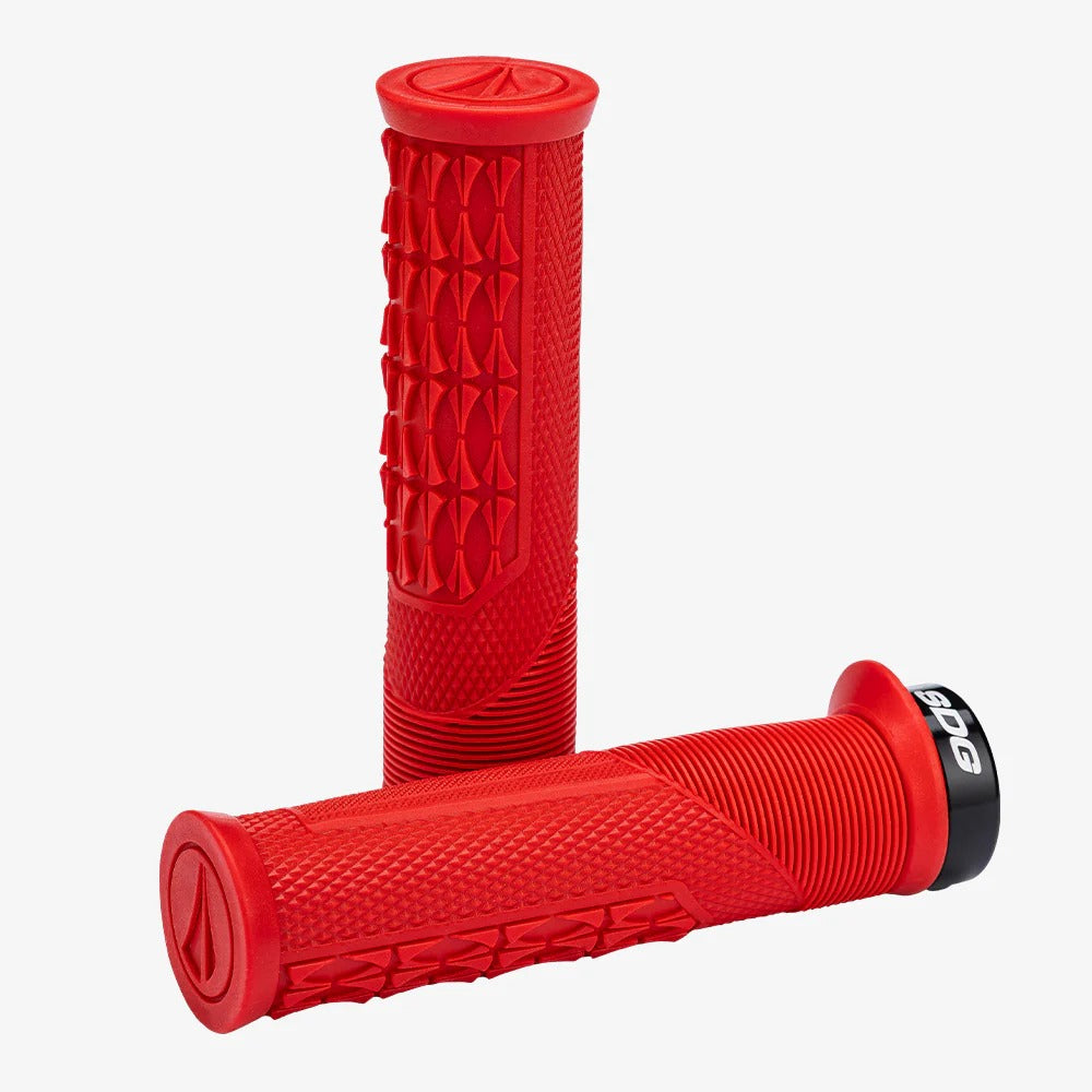 Uchwyty SDG OPEN CORE THRICE 136 mm czerwone