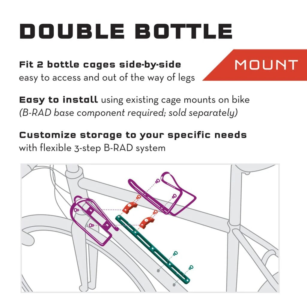 Double Can Adapter WOLF TOOTH B-RAD