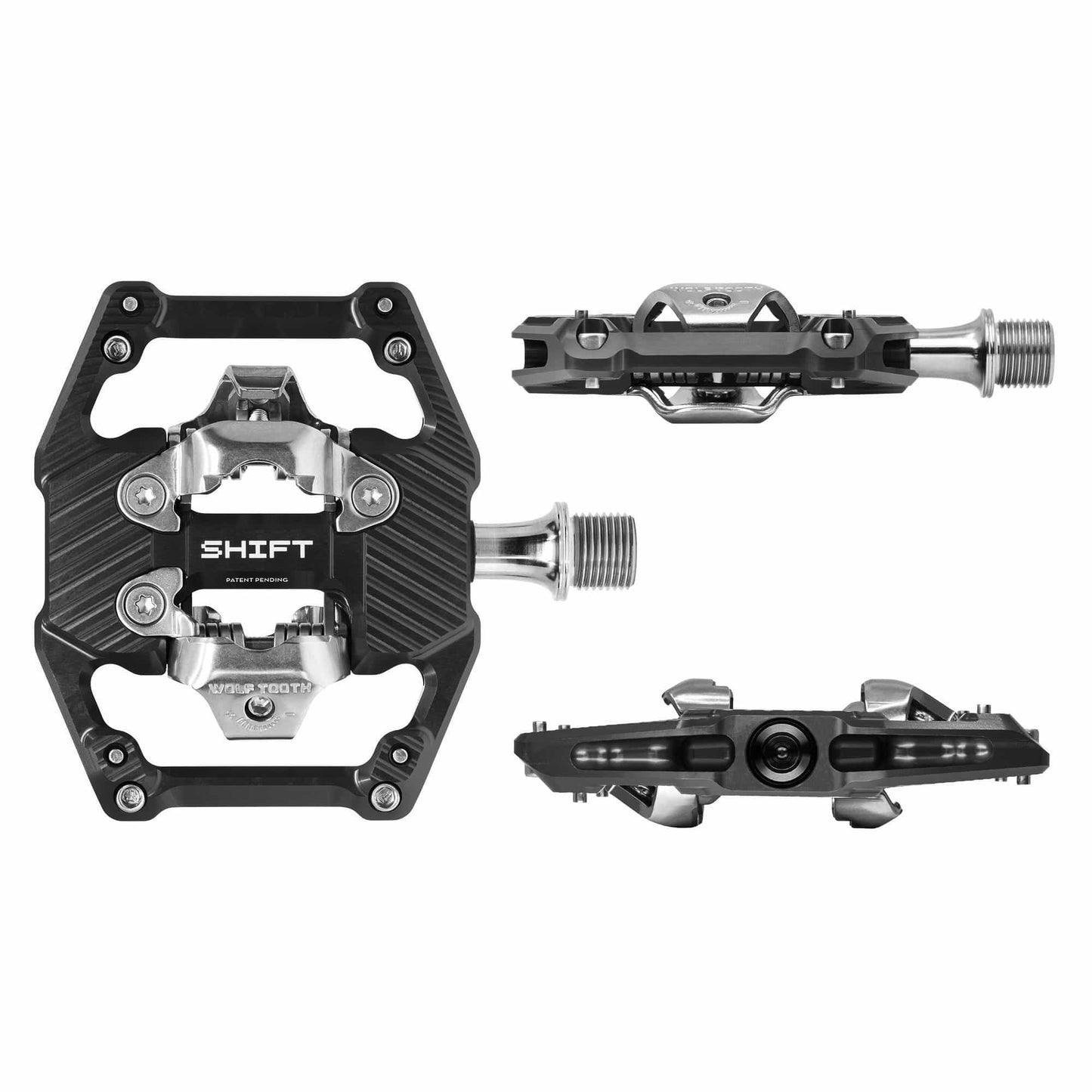 WOLF TOOTH GRAVITY CLIPLESS pedals Black