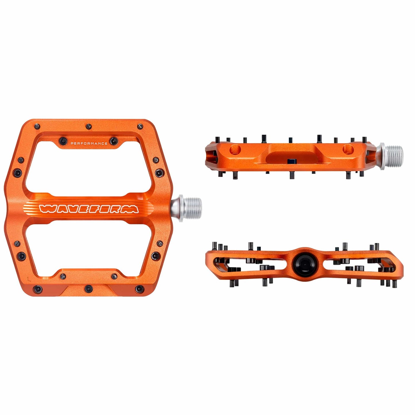 WOLF TOOTH WAVEFORM PERFORMANCE Flat Pedals, Orange