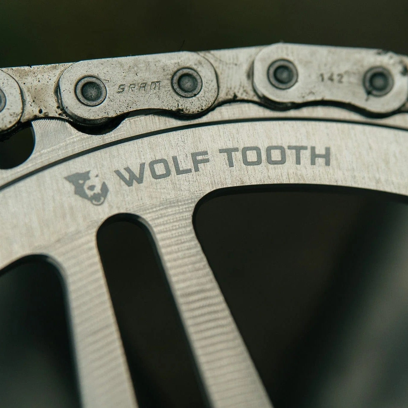 WOLF TOOTH GRAVEL Direct Mount SRAM 8 Hole Raw Silver Mono Chainring
