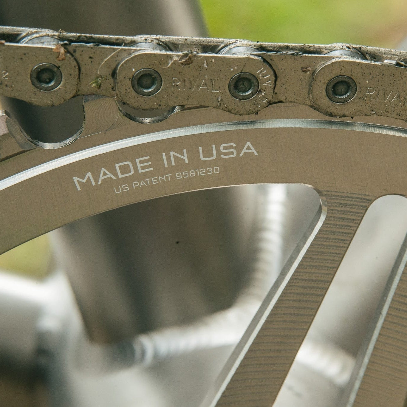 WOLF TOOTH GRAVEL Direct Mount SRAM 8 Hole Raw Silver Mono Chainring