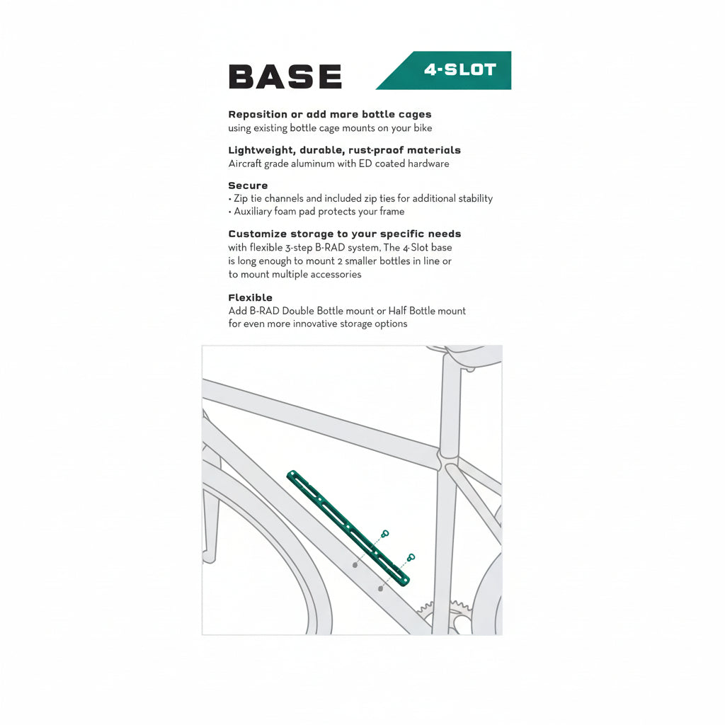 WOLF TOOTH B-RAD mounting base 4 slots