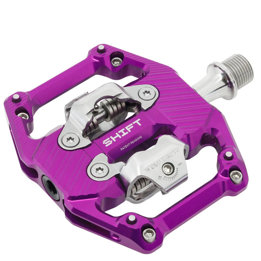 Fioletowe pedały WOLF TOOTH GRAVITY CLIPLESS
