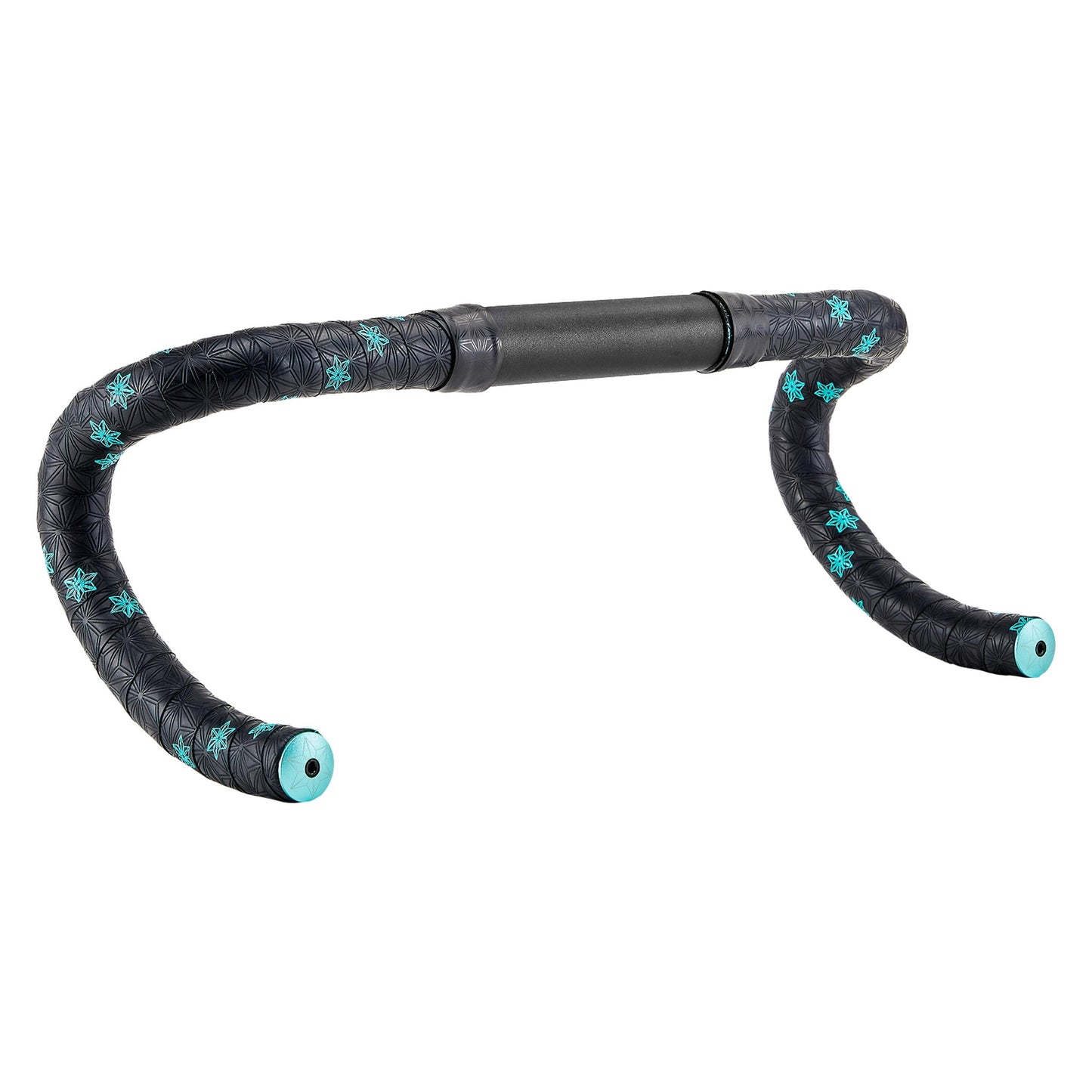 SUPACAZ SUPER STICKY KUSH GALAXY Handlebar Tape, Black/Sky Blue