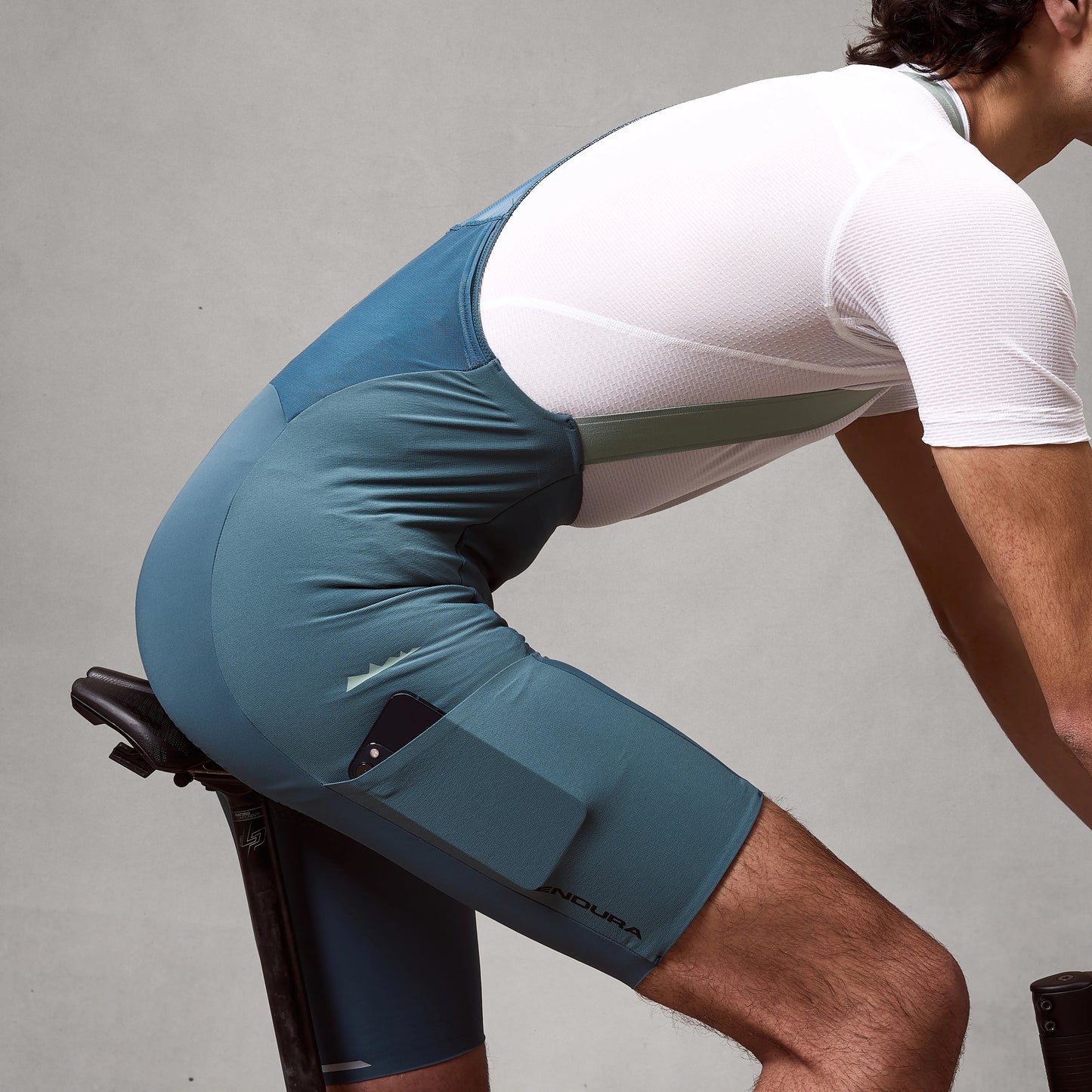 Spodenki ENDURA ALLTRACK RIDE Bib Short Teal