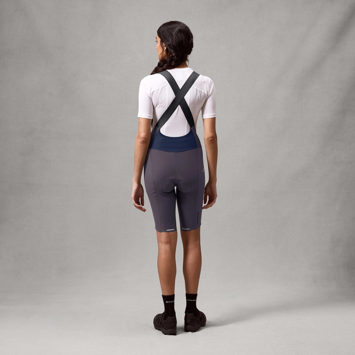 Damska koszulka ENDURA ALLTRACK RIDE Carbon Grey Bib Tight