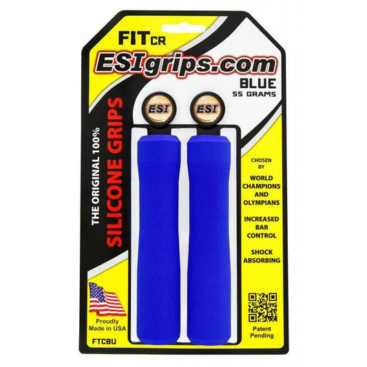 Grips ESI FIT CR (CHUNKY/RACER'S EDGE COMBO) 130 mm Blue