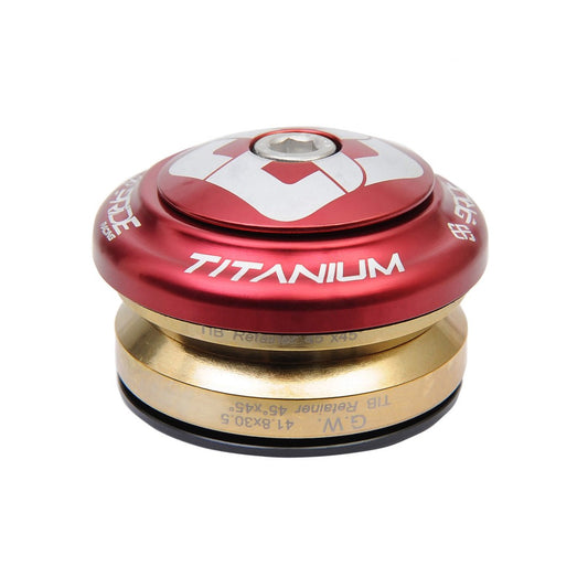 Zintegrowany Zestaw Sterowania PRIDE Ti45 Titanium iIS42 1"1/8 Czerwony