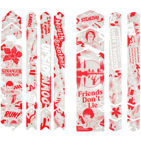 Ochraniacz na ramę ALL MOUNTAIN STYLE FULL Stranger Things UpsideDown White