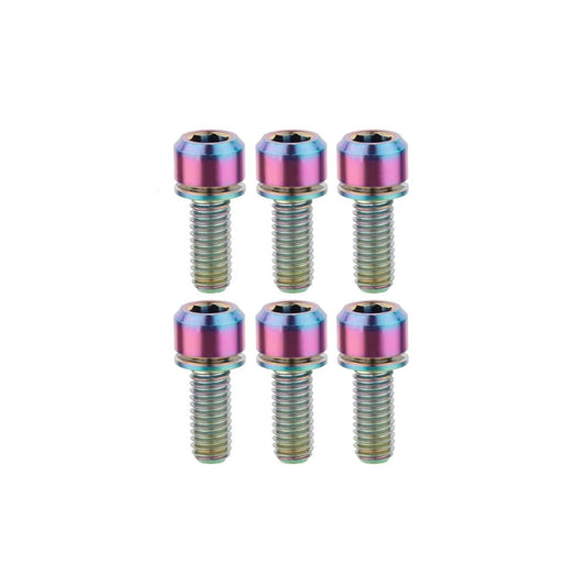 Zestaw śrub tytanowych TITLE ST1 / ST2 Oil Slick (x6)