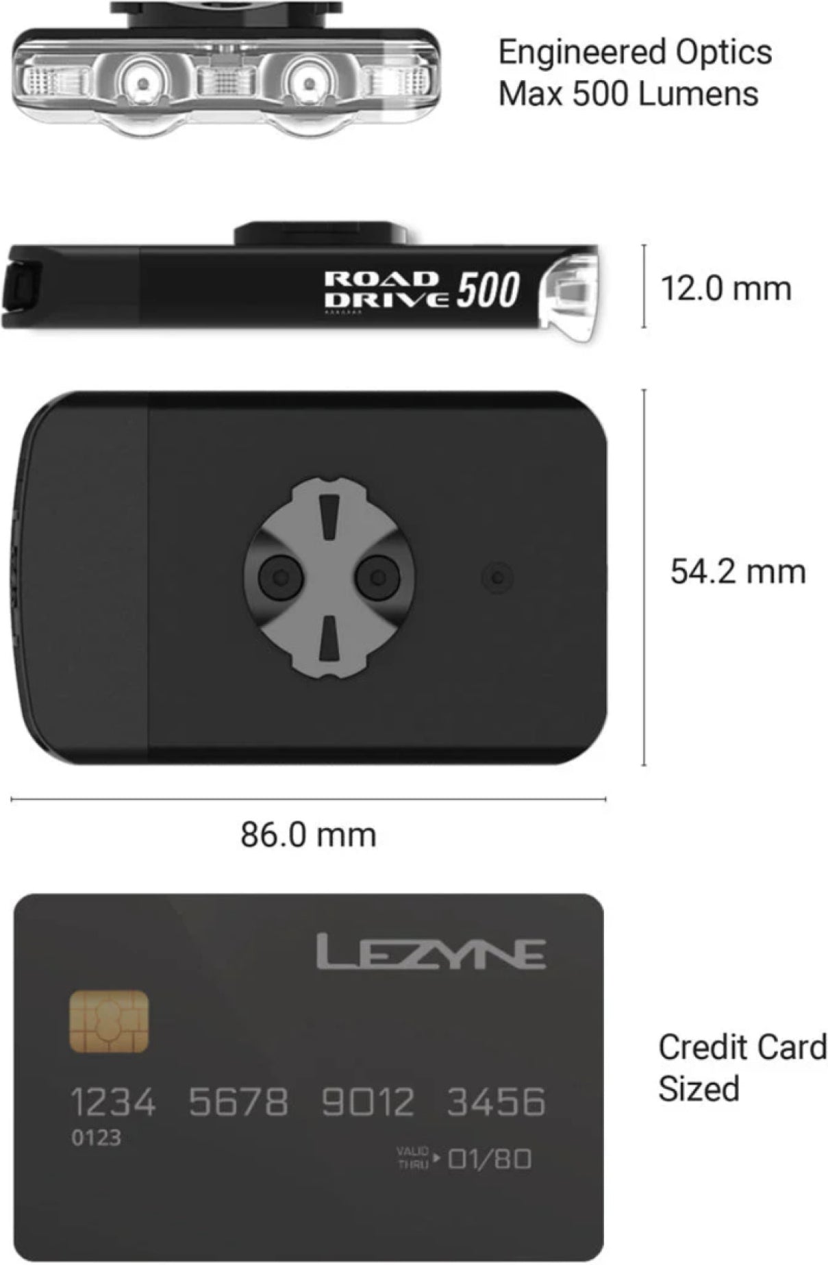 LEZYNZ ROAD DRIVE 500 Headlight
