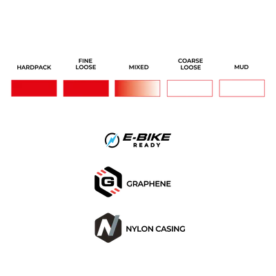 VITTORIA Martello 29x2.4 Trail Graphene 2.0 Tubeless Ready Soft Black/Beige tire