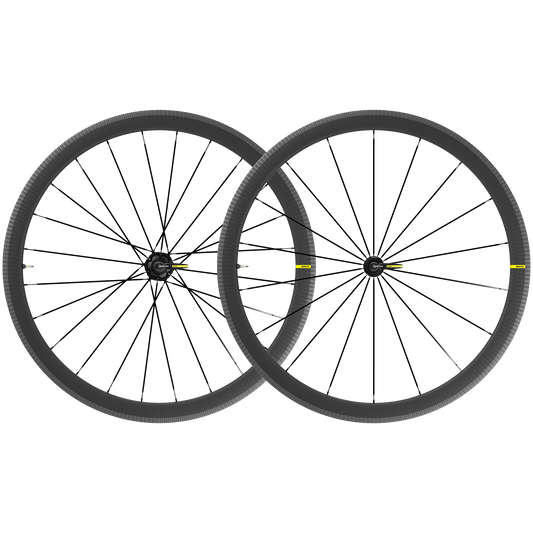Pair of MAVIC COSMIC SL 40 wheels clincher
