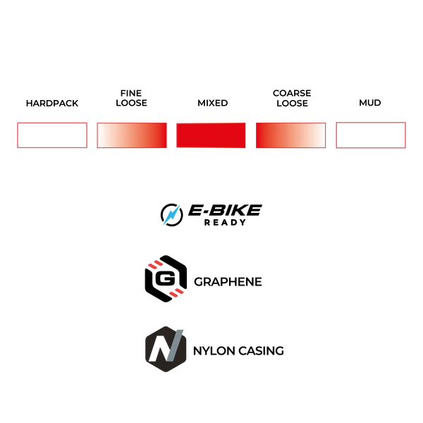 VITTORIA Mazza 29x2.4 Trail Graphene 2.0 Tubeless Ready Soft Black/Beige tire