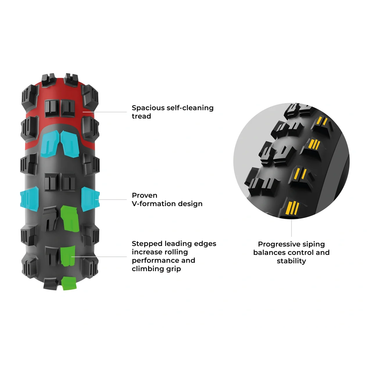 VITTORIA Mazza 29x2.4 Trail Graphene 2.0 Tubeless Ready Soft Black/Beige tire