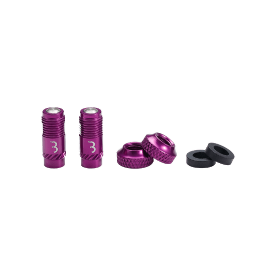 Valve Tips BBB CORE CAP Purple (x2)