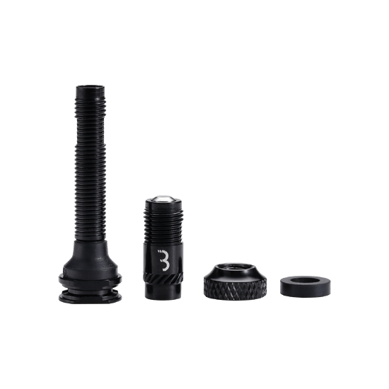 Zawory BBB CORE CAP czarne (x2)