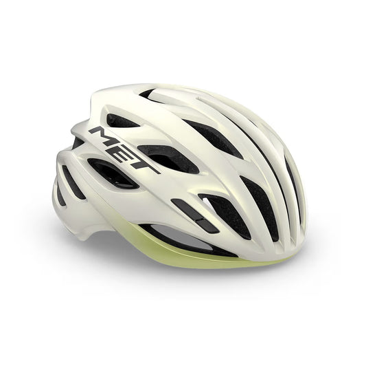 Kask szosowy MET ESTRO MIPS biały/żółty 2025