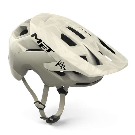 Kask MTB MET REVO MIPS KILIAN BRON LIMITED EDITION ecru/szary