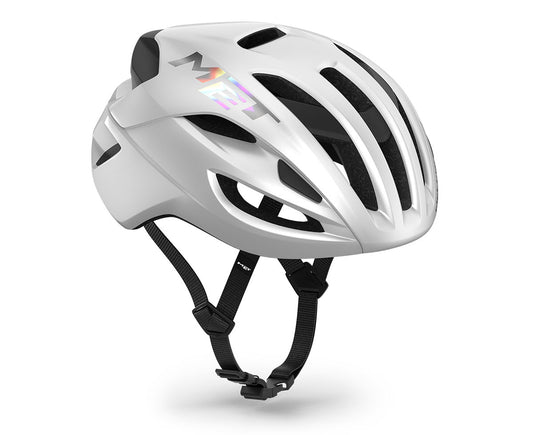Kask szosowy MET RIVALE MIPS biały błyszczący